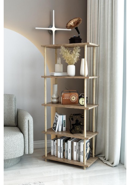 Moderen Tarz 5 Katlı Kitaplık Salon ve Ofis Düzenleyici fiyatları