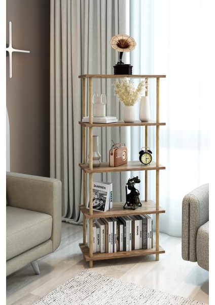 Moderen Tarz 5 Katlı Kitaplık Salon ve Ofis Düzenleyici fırsatları