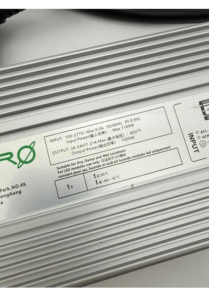 Bitki Yetiştime Işığı Güç Kaynağı 1000W MH-1000MA-56BH fırsatları