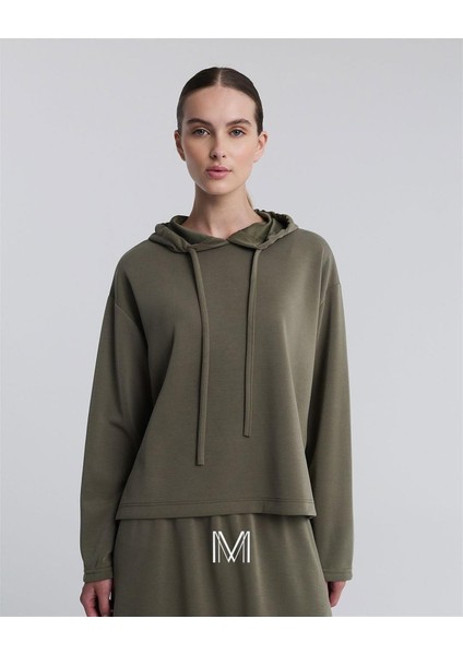 4425 Kapşonlu Arkası Uzun Etekli Modal Takım