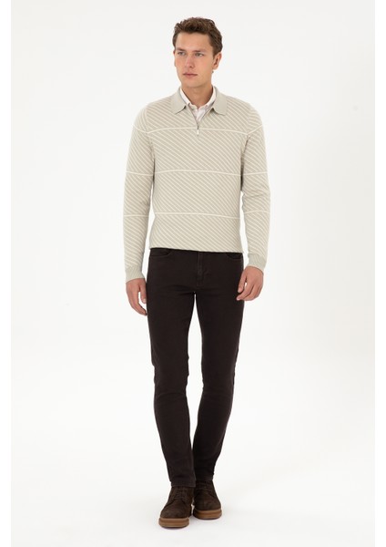 Erkek Açık Haki Kazak /triko 50308284-VR183 fırsatları