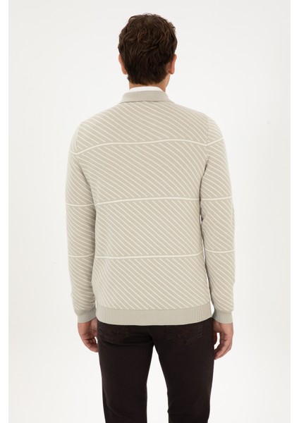 Erkek Açık Haki Kazak /triko 50308284-VR183 indirimleri