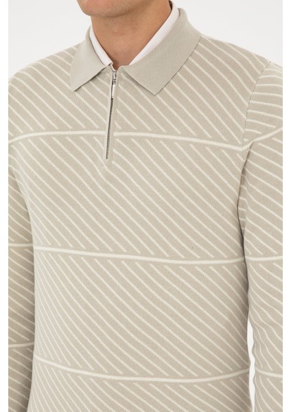 Erkek Açık Haki Kazak /triko 50308284-VR183