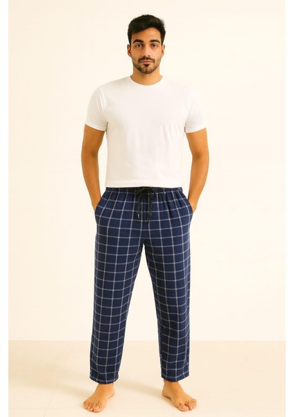 Erkek Desenli Cepli Süet Tek Alt Lacivert