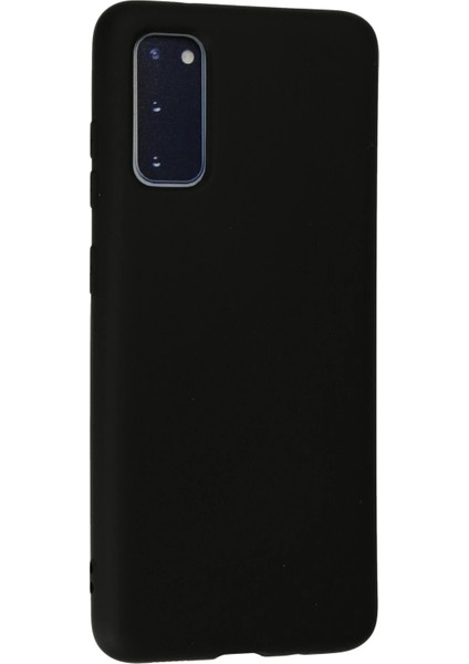 Samsung Galaxy S20 Kılıf Nano Içi Kadife Silikon - Siyah