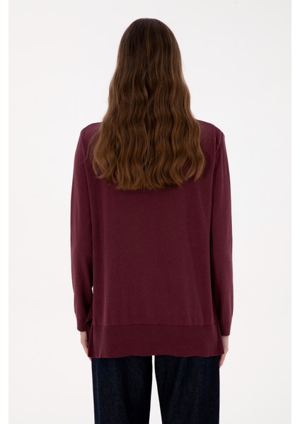 Kadın Plum Kazak /triko 50313598-VR177 indirimleri