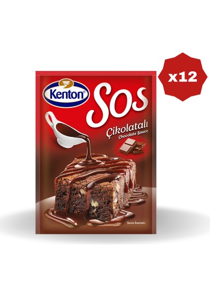 Sos Çikolatalı 128 gr - (12 Adet)