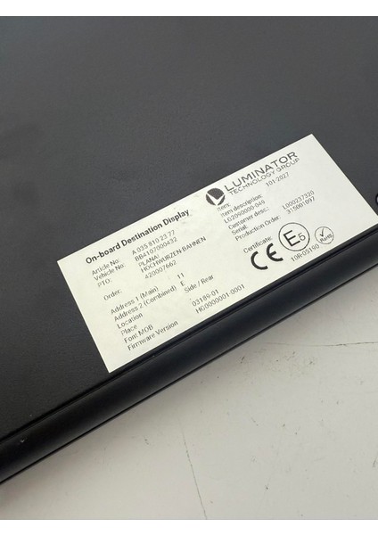 Luminator Araç Içi LED Bilgilendirme Ekranı 101-2027 indirimleri