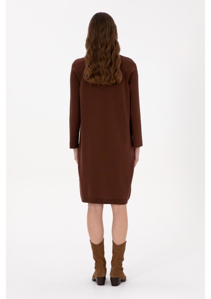 Kadın Kahverengi Elbise (Triko) 50314732-VR029 fırsatları