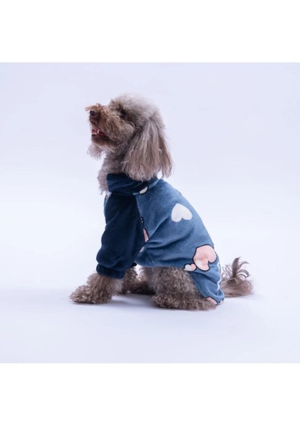 Mavi Verona Kiss Küçük Irk Köpek Polar Ceket fiyatları