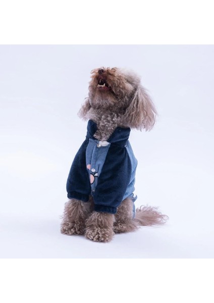 Mavi Verona Kiss Küçük Irk Köpek Polar Ceket modelleri