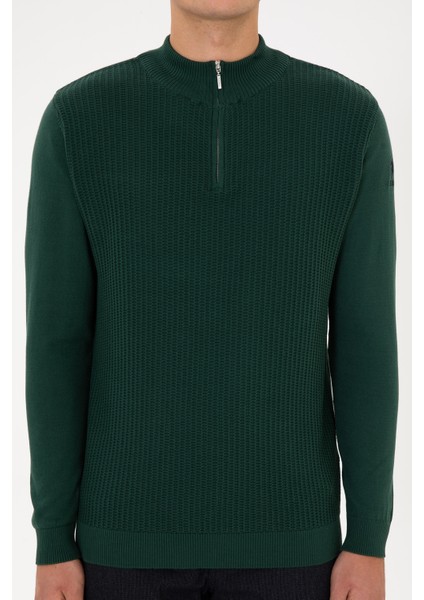 Erkek Koyu Yeşil Kazak /triko 50307830-VR079