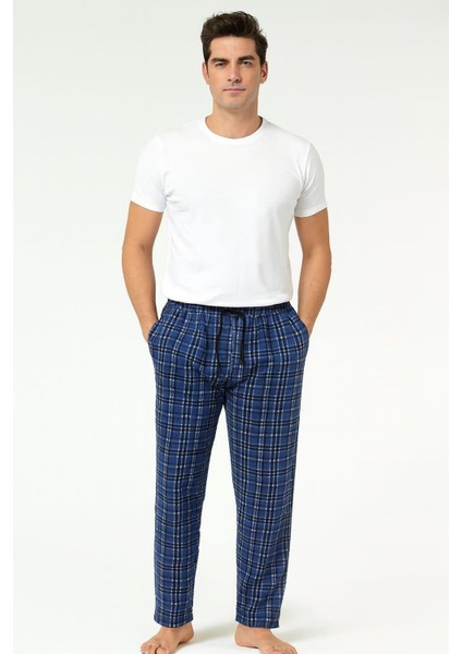 Erkek Desenli Cepli Süet Tek Alt Lacivert