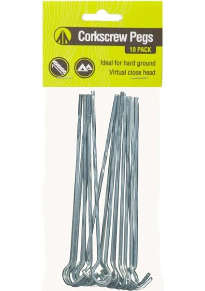 Corkscrew Pegs Tirbuşon Çadır Kazığı 18 cm 10'lu (090-566) fiyatları