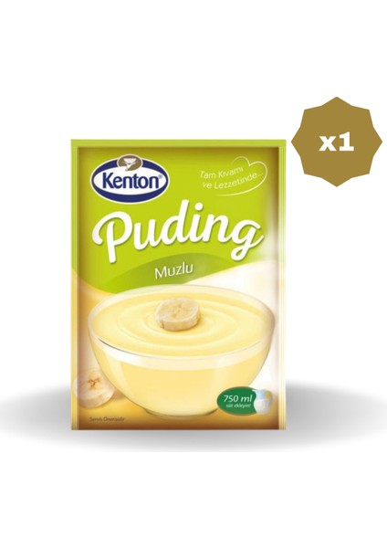 Puding Neşeli Tatlar Muzlu 125 gr - (1 Adet)