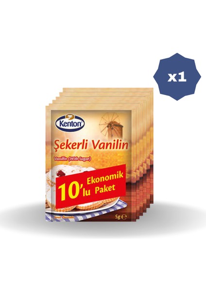 Şekerli Vanilin 10 Lu - (1 Adet)