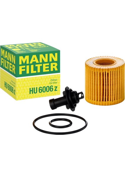 HU6006Z Yağ Filtresi Corolla>auris>avensis>yaris 1.33>1.6>1.8