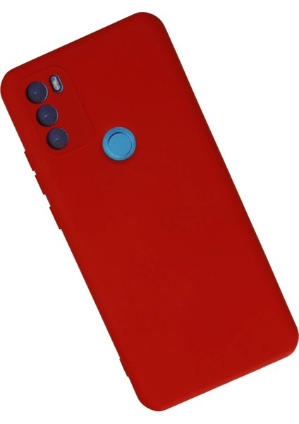 General Mobile Gm 21 Plus Kılıf Nano Içi Kadife Silikon - Kırmızı