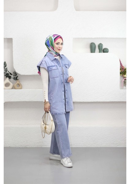 7411 Apoletli Cepli Kot Takım