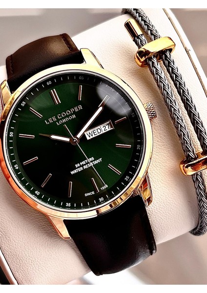 Italyan Tasarım Bileklik Hediyeli 2 Yıl Garantili 5 Atm Erkek Kol Saati ELC.08235.172