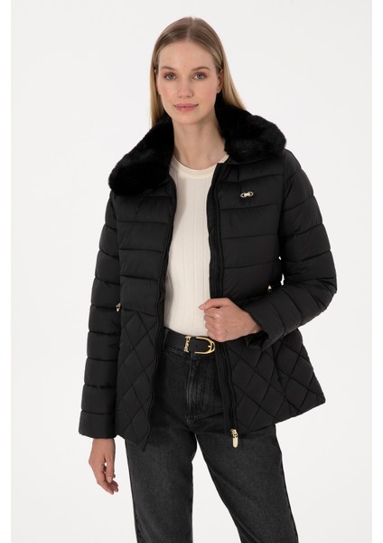 Kadın Siyah Mont 50308797-VR046