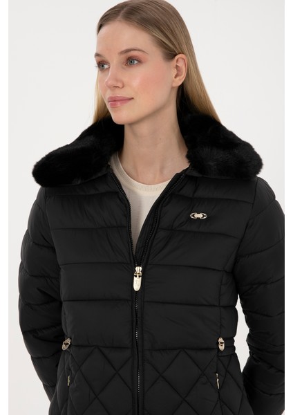 Kadın Siyah Mont 50308797-VR046 fiyatları