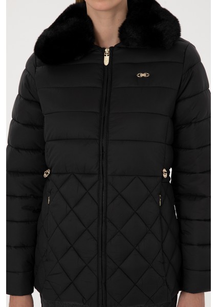 Kadın Siyah Mont 50308797-VR046