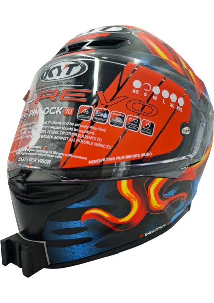 Nolan Kyt Tt-Revo Kask uyumlu chinmount aksiyon kamera çene bağlantı aparatı seti