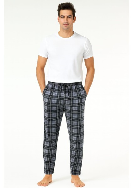 Erkek Desenli Cepli Süet Tek Alt Füme