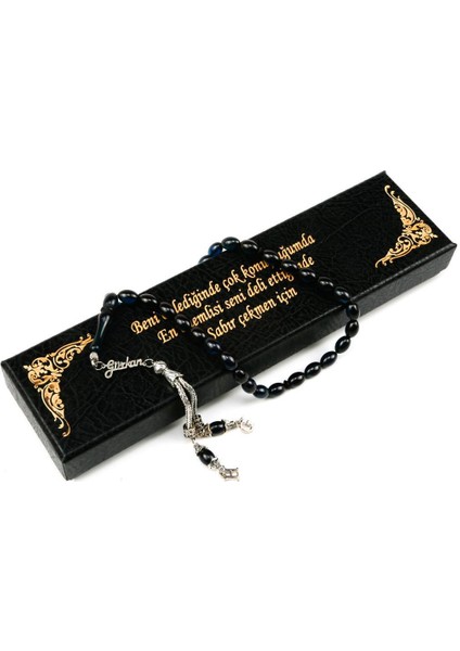 Gümüş Isimli Sıkma Kehribar Tesbih fiyatları