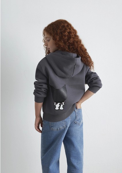 Kuromi Baskılı Fermuarlı Sweatshirt 7S10167-85309 fiyatları