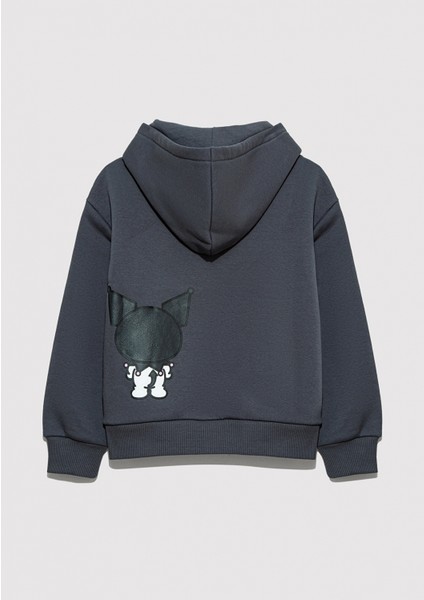 Kuromi Baskılı Fermuarlı Sweatshirt 7S10167-85309 indirimleri