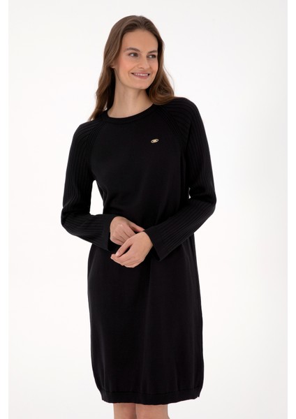 Kadın Siyah Elbise (Triko) 50314732-VR046 fiyatları