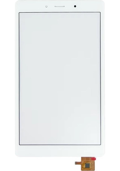 Samsung Tab A T290 Ön Cam Dokunmatikli Lens Ocalı - Beyaz