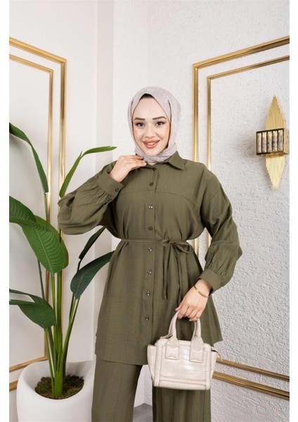 6034 Bağıcıklı Pantolonlu Aerobin Takım