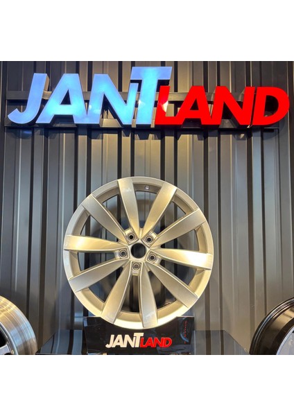 Jantland - 19" 5X112 Volkswagen Sılver Lugano Jant (4ADET)