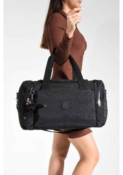 Lüks Figürlü Gösterişli Bol Bölmeli Seyahat Çanta