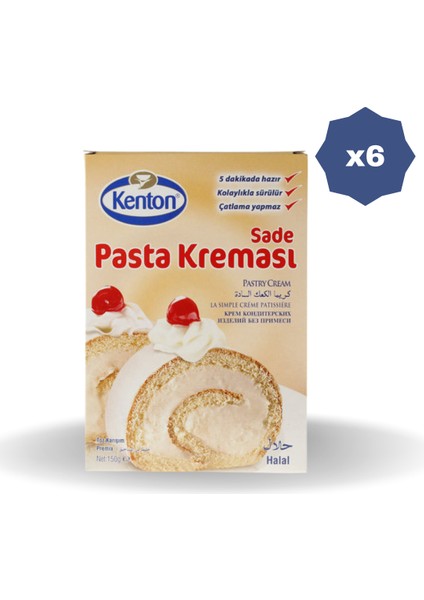 Pasta Kreması Sade 137 gr - (6 Adet)