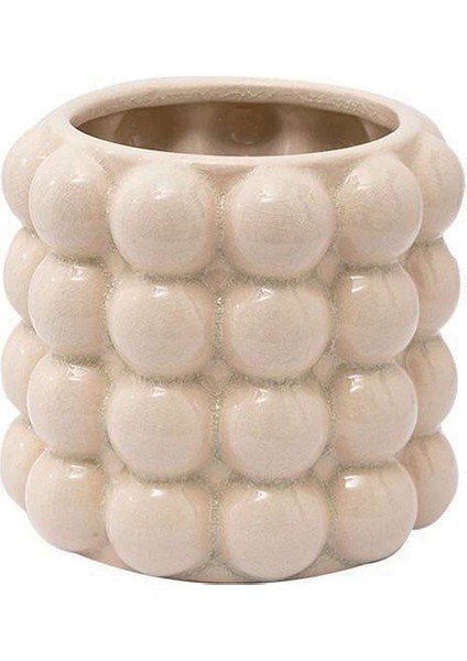 Mien XSD-1035 10 cm Bubble Seramik Vazo – Dekoratif Modern Tasarım