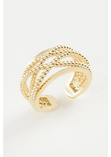 Noktalı Metal Yüzük