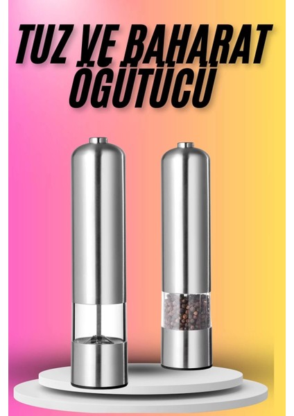 Tuz Baharat Öğütücü Otomatik Baharat Değirmeni Uzun Ömürlü Pratik