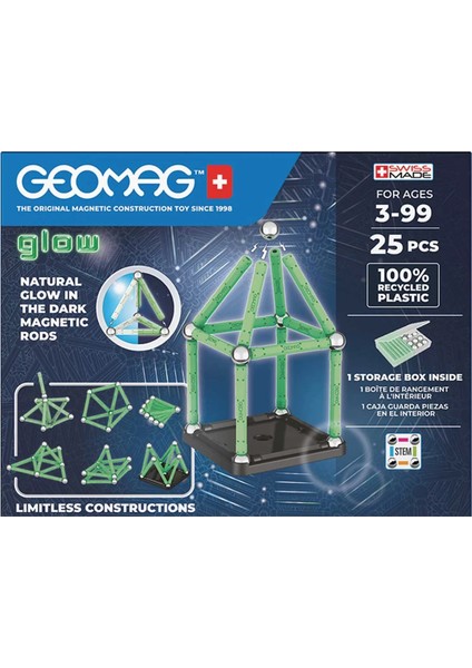 Geomag Glow Manyetik Zeka Oyunu 25 Parça - S03000328 indirimleri