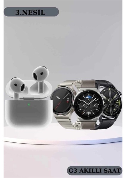 Akıllı Saat ve Kulaklık Seti Bildirim Görme Arama Cevaplama Anc Özelliği modelleri