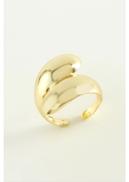 Su Damlası Metal Yüzük