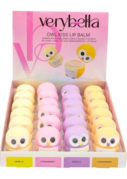 VRB25000 Very Bella - Baykuş Lip Balm Dudak Parlatıcısı indirimleri