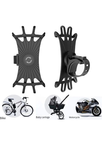 Esnek Silikon Örümcek Bisiklet Telefon Tutucu fırsatları
