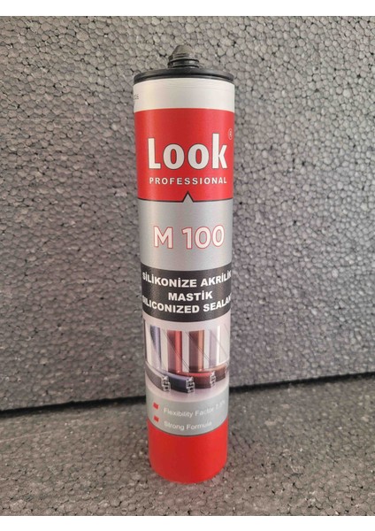 Gri Silikonize Akrilik Mastik