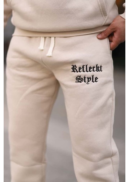 Erkek Unisex Kapüşonlu Kanguru Cepli Şardonlu 3 Iplik Kışlık Içi Polarlı Günlük Eşofman Takım fırsatları