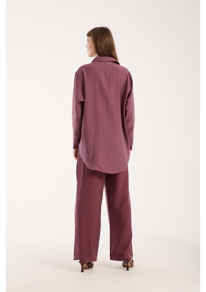 Ipeksi Yumuşaklıkta Modal Kumaş Rahat Kesim Uzun Gömlek fiyatları