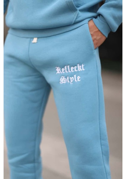 Erkek Unisex Kapüşonlu Kanguru Cepli Şardonlu 3 Iplik Kışlık Içi Polarlı Günlük Eşofman Takım fırsatları